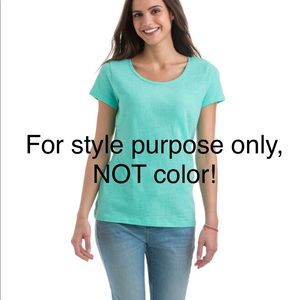 Vineyard Vines Cotton Slub Open Neck Tee